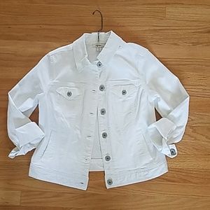 Style and co.white Denim jacket
